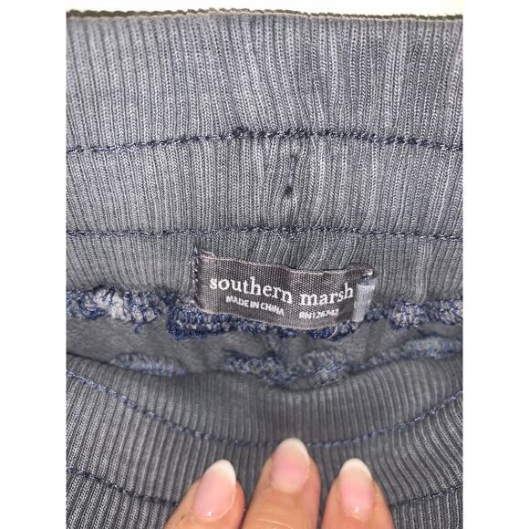 Southern Marsh Men's Gray Jogger Pants Size Medium Elastic Waistband - Picture 2 of 6